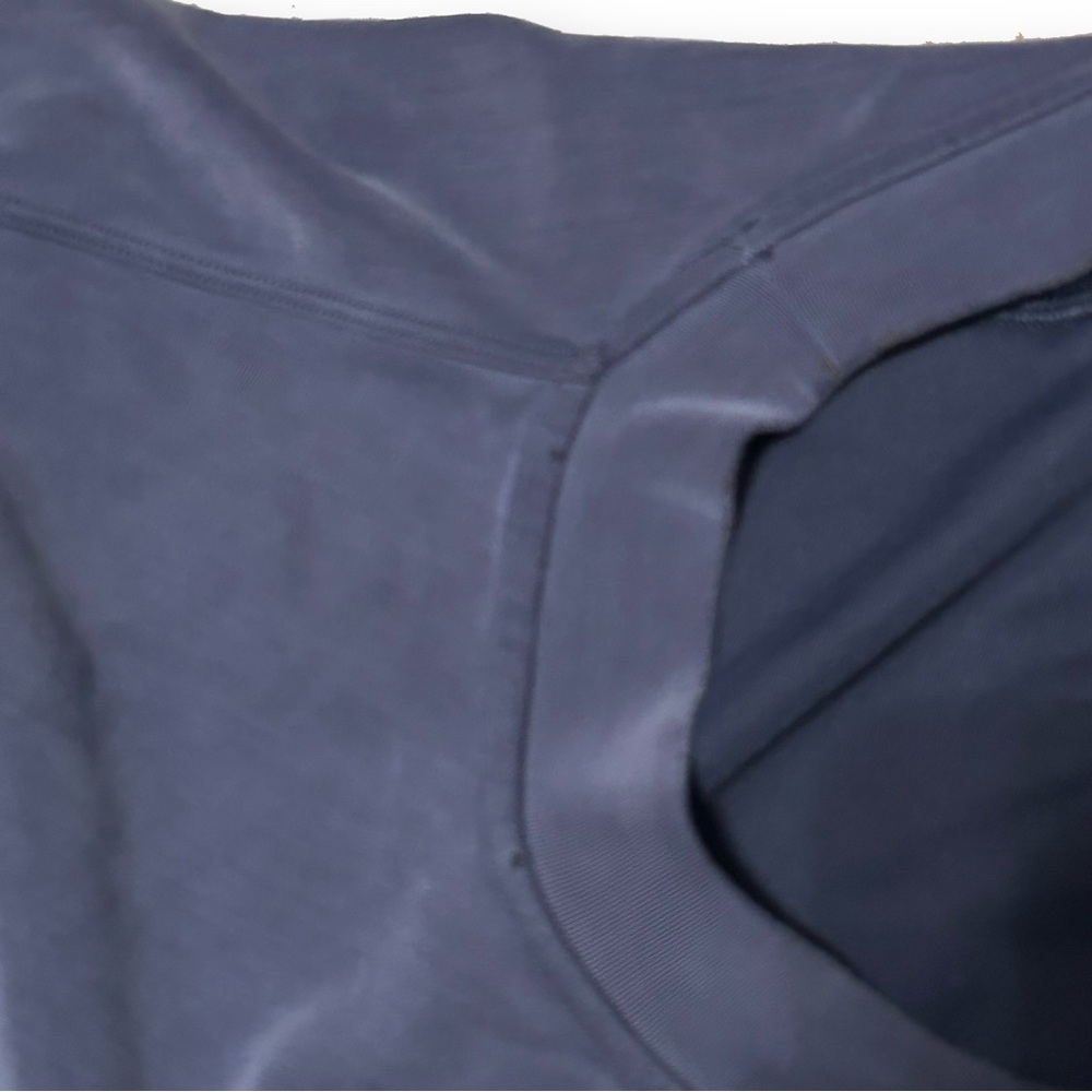 Lululemon / Perfectly Oversized Cropped Crew Softstreme Large Mineral Blue - Picture 3 of 6